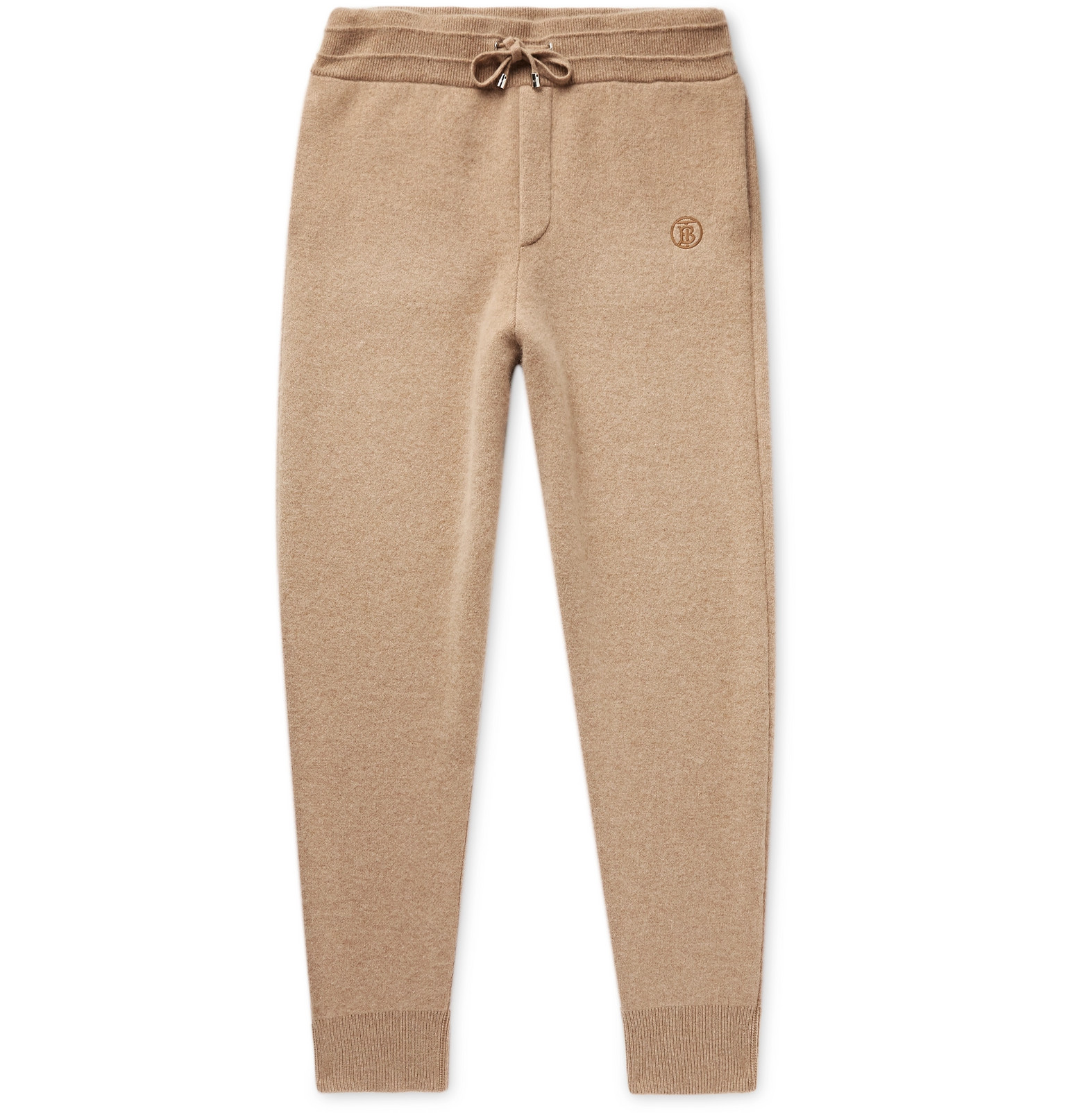 Burberry - Tapered Cashmere-Blend Sweatpants - Men - Brown | The ...