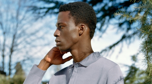 Cherif Ventures Outdoors in COS Spring '20 Collection A chic spring vision, Cherif Douamba wears COS.