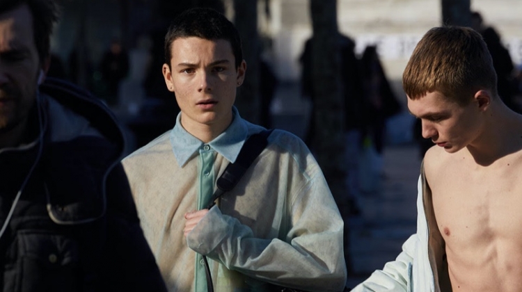 Nika, Maurice & Ceesay Take to Parisian Streets for CR Men