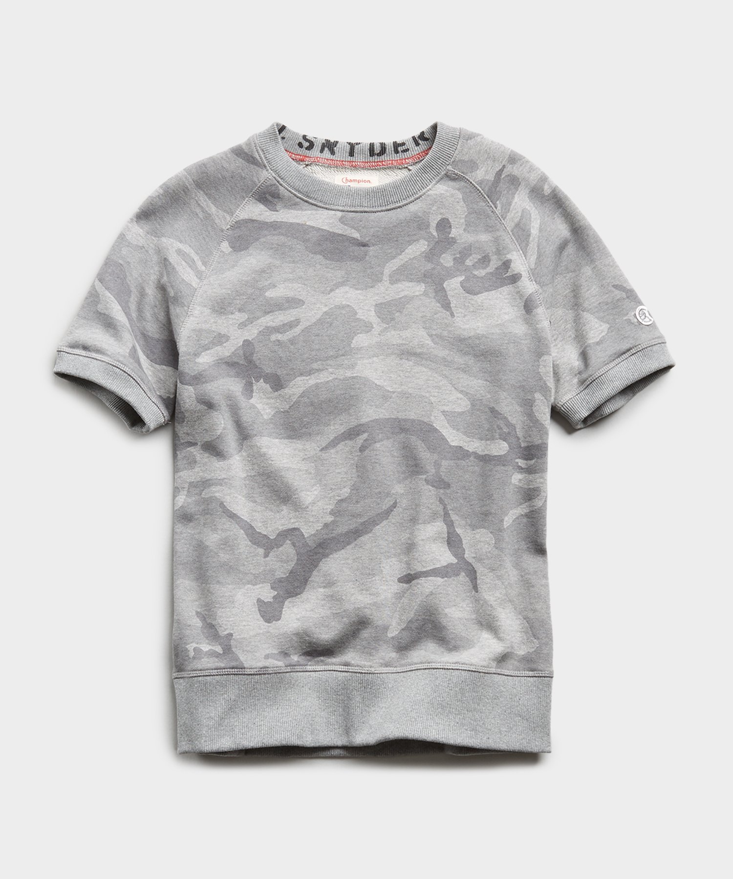 black short sleeve sweatshirt