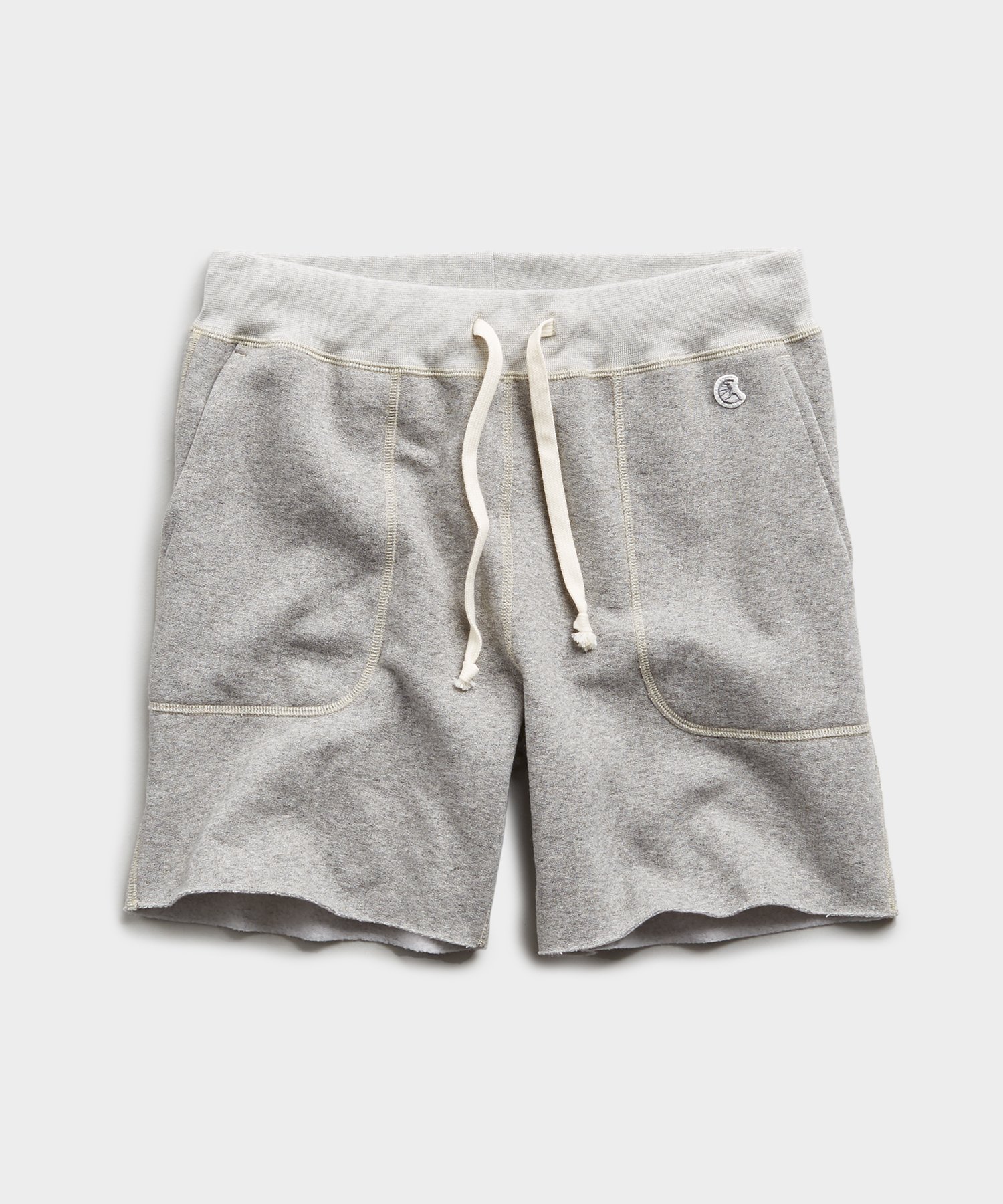 champion cut off sweat shorts