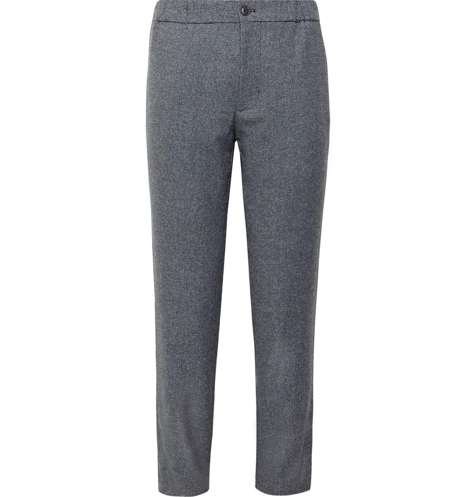 Club Monaco - Lex Tapered Donegal Tweed Trousers - Men - Gray | The ...