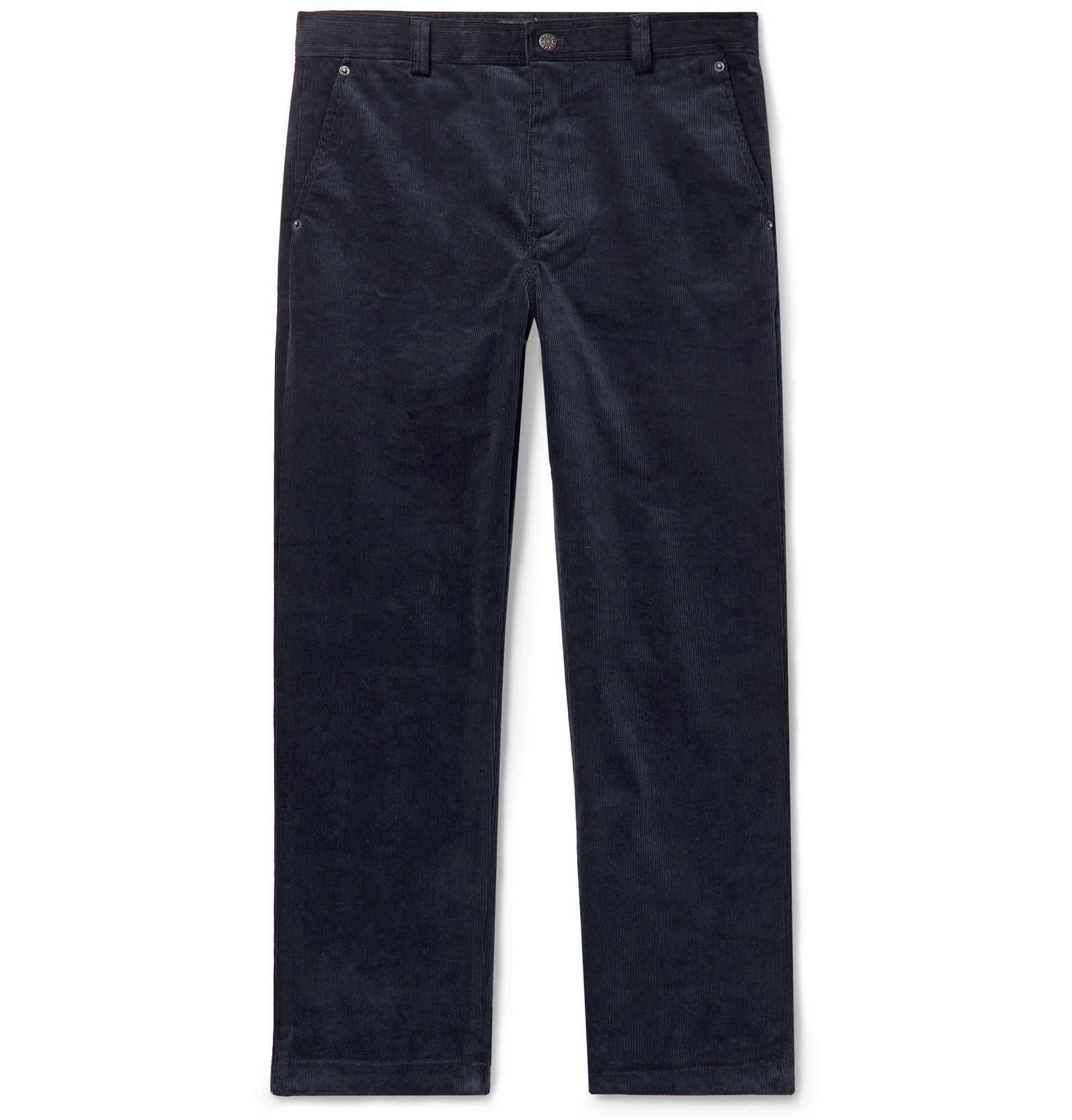 navy corduroy trousers womens
