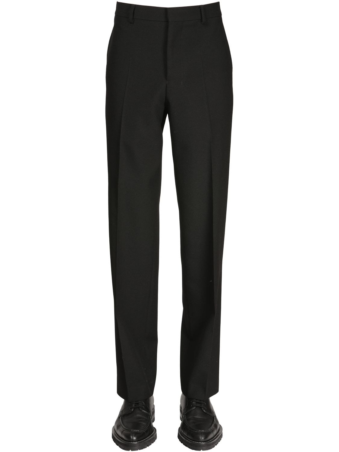 wool cigarette trousers