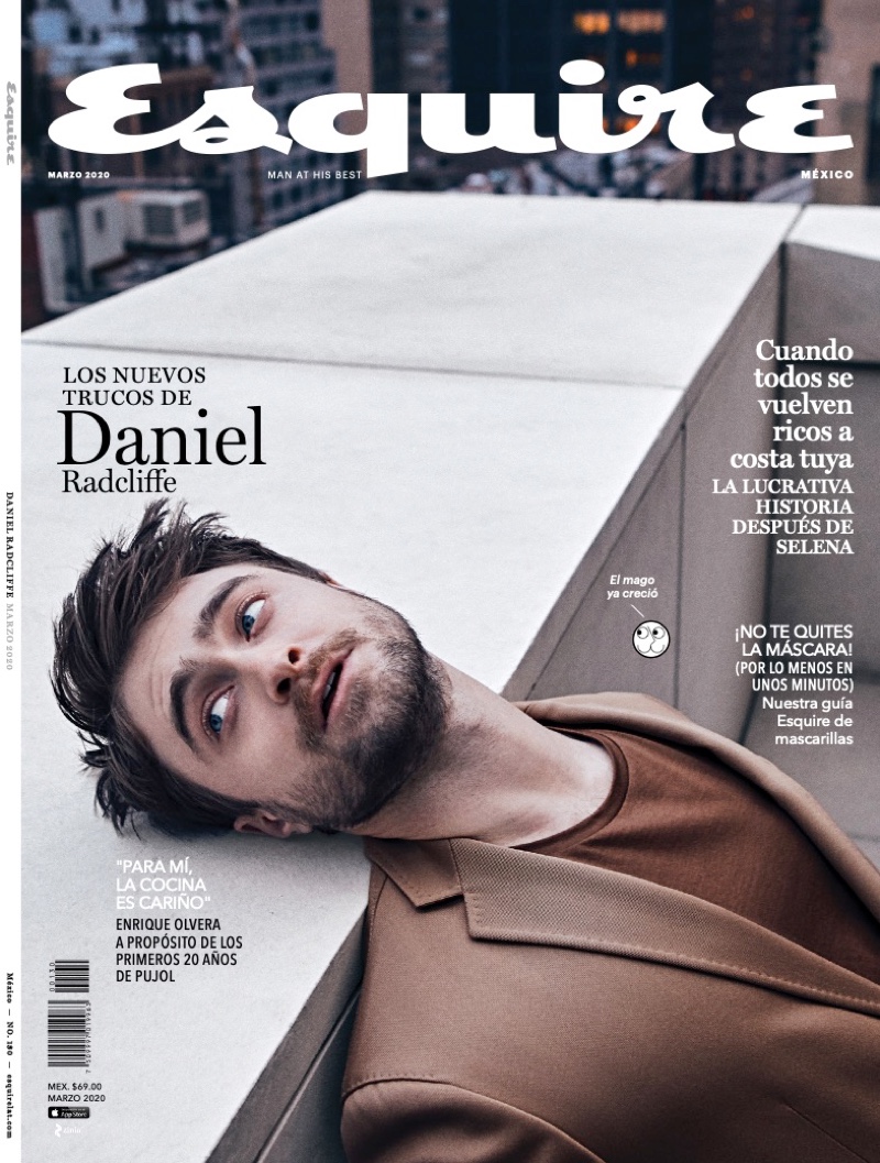 Daniel Radcliffe covers the March 2020 issue of Esquire México.