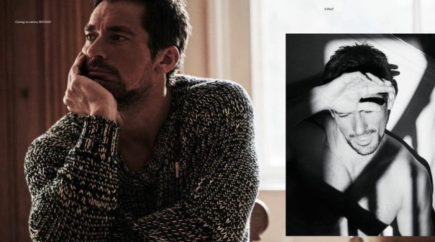 David Gandy Stars in Elle Man Russia Cover Shoot David Gandy Stars in Elle Man Russia Cover Shoot