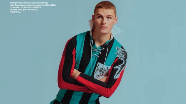 Finley Rocks Bold Spring Looks for Gay Times