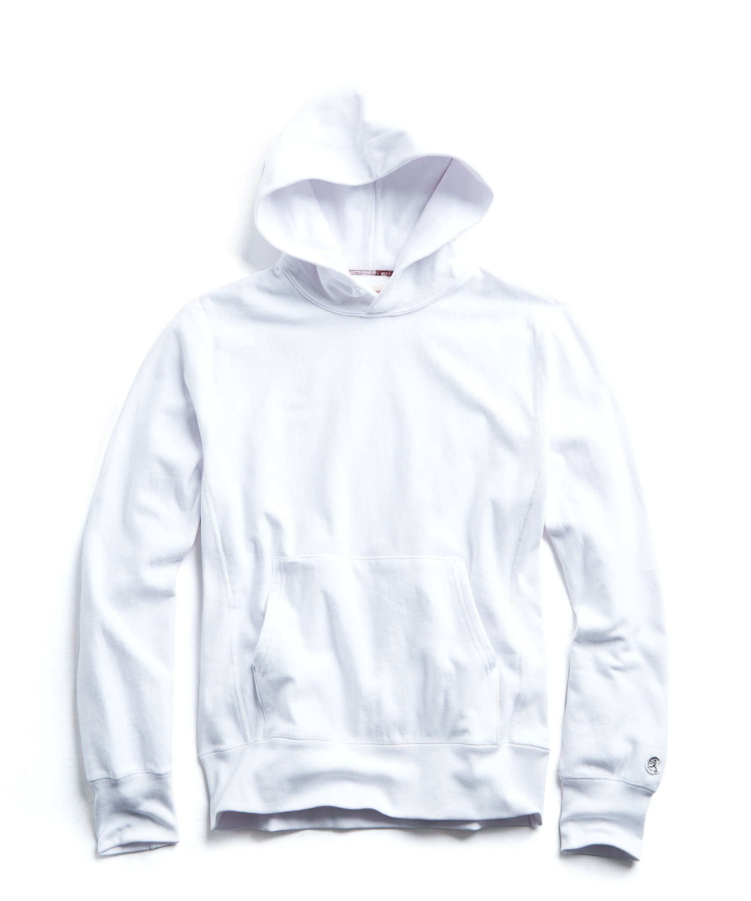 Fleece Popover Hoodie in White The Fashionisto