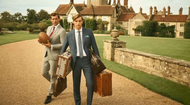 George & Matt Take a British Road Trip for Hackett Spring '20 Campaign Models Matt Trethe and George Le Page take a British road trip for Hackett London's spring-summer 2020 campaign.