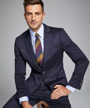 Italian Cashmere Sutton Suit in Navy Italian Cashmere Sutton Suit in Navy