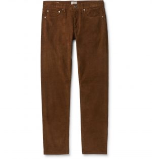 J.Crew - 484 Slim-Fit Stretch-Cotton Corduroy Trousers - Men - Brown J.Crew - 484 Slim-Fit Stretch-Cotton Corduroy Trousers - Men - Brown