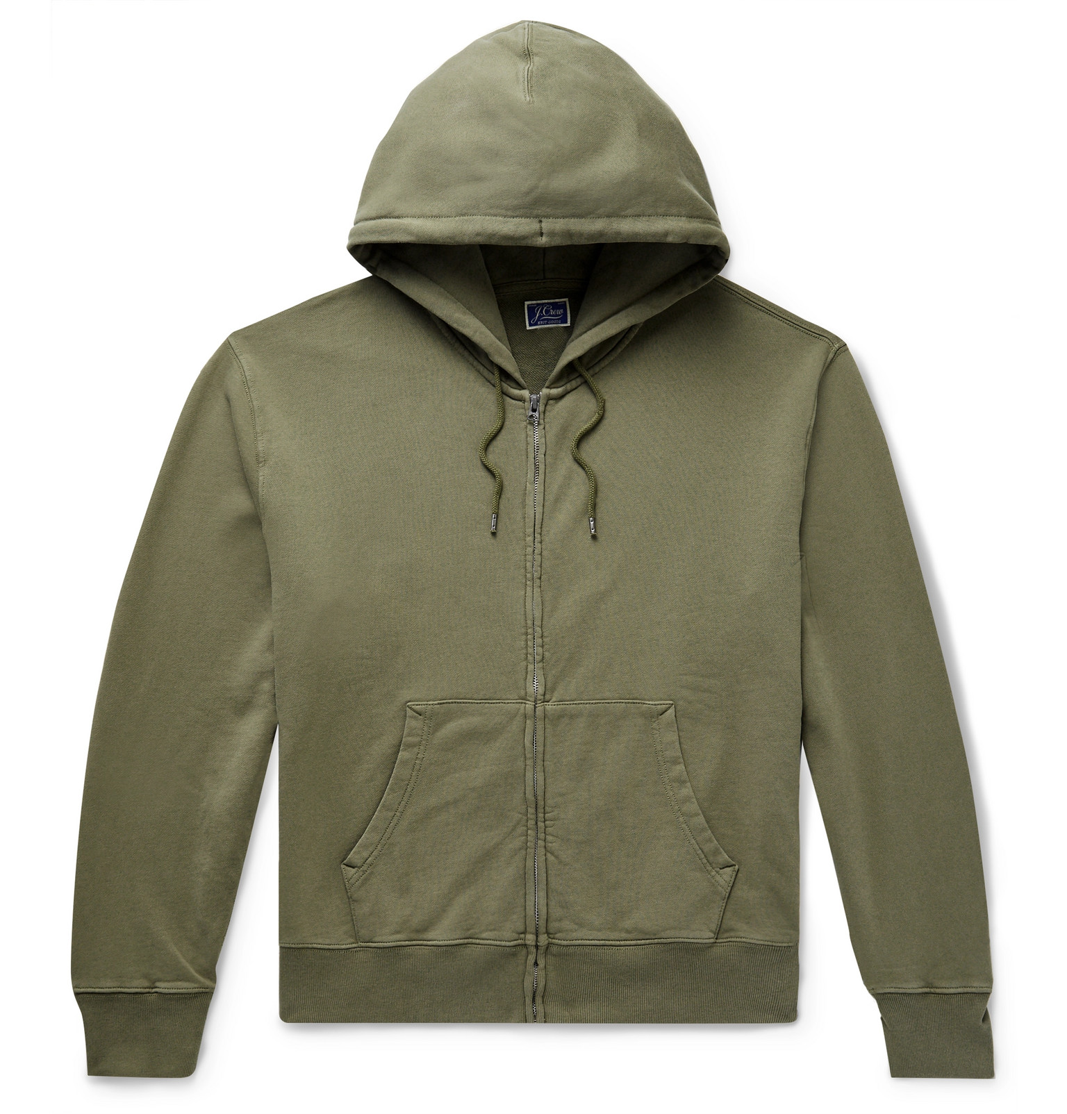 j crew cotton linen hoodie