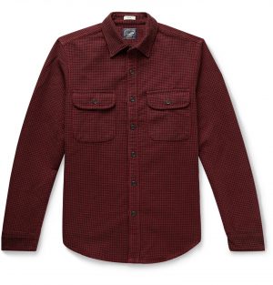 J.Crew - Slim-Fit Gingham Cotton Overshirt - Men - Red J.Crew - Slim-Fit Gingham Cotton Overshirt - Men - Red