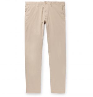 J.Crew - Slim-Fit Stretch-Cotton Twill Chinos - Men - Neutrals J.Crew - Slim-Fit Stretch-Cotton Twill Chinos - Men - Neutrals