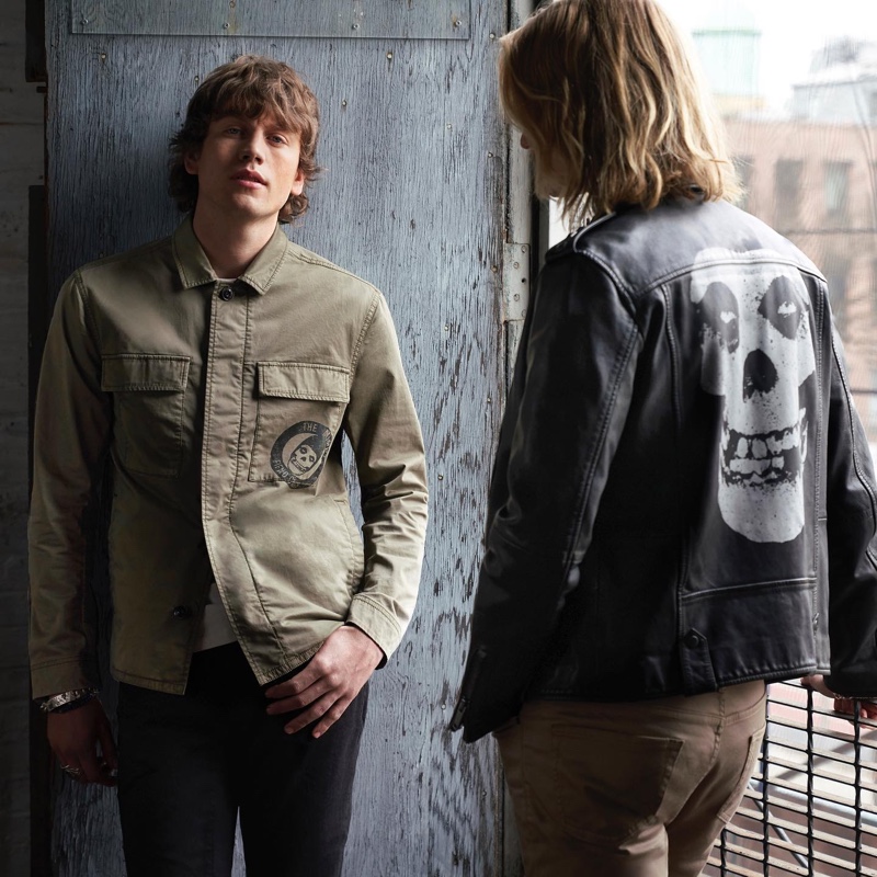 Mark Seliger photographs Sid Ellisdon and Luke Eisner for the John Varvatos Star USA spring-summer 2020 campaign.