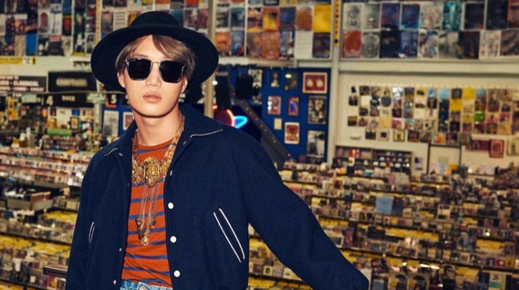 Kai stars in Gucci's spring-summer 2020 eyewear campaign.