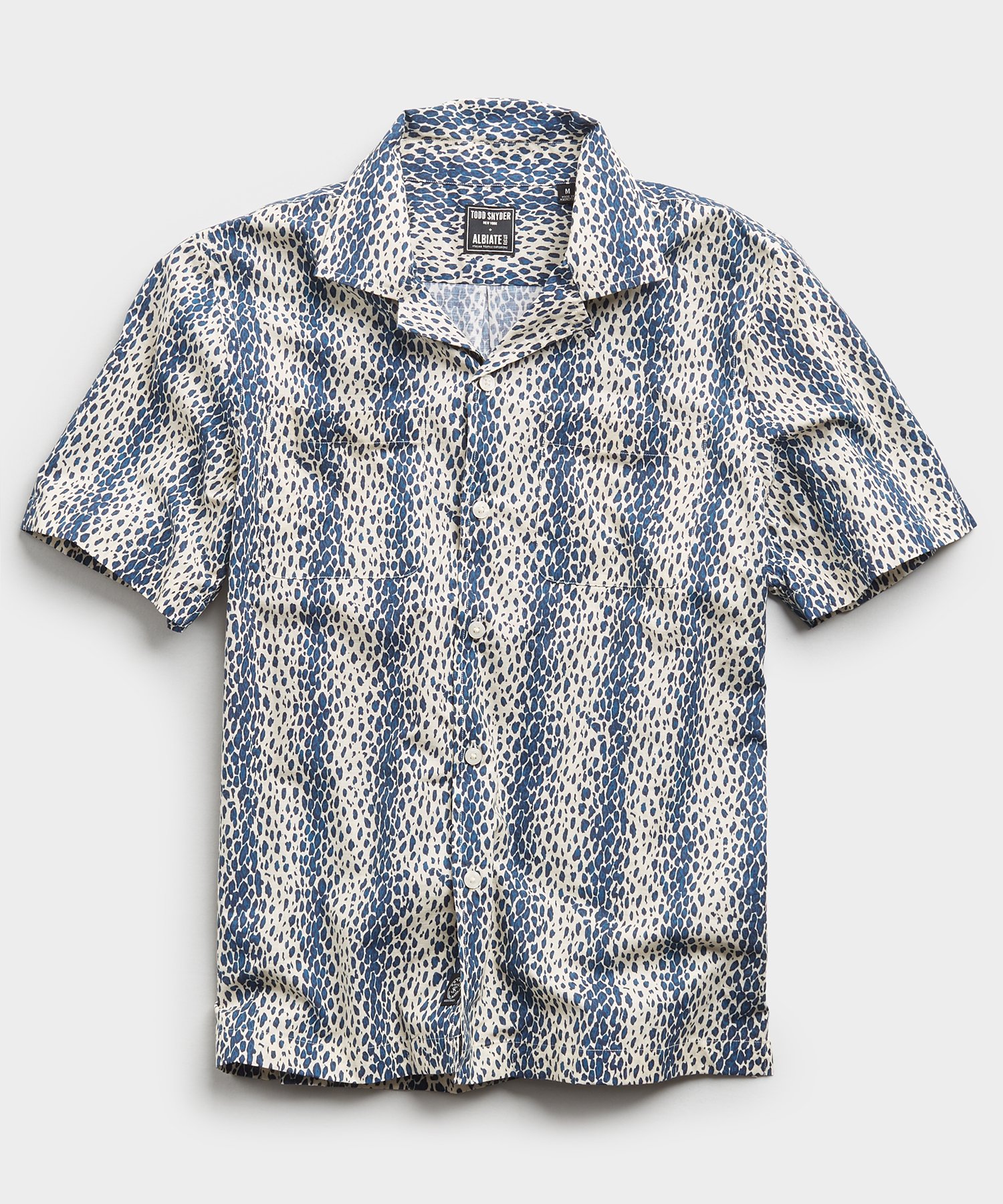 Leopard Print Camp Collar Short Sleeve Shirt | The Fashionisto