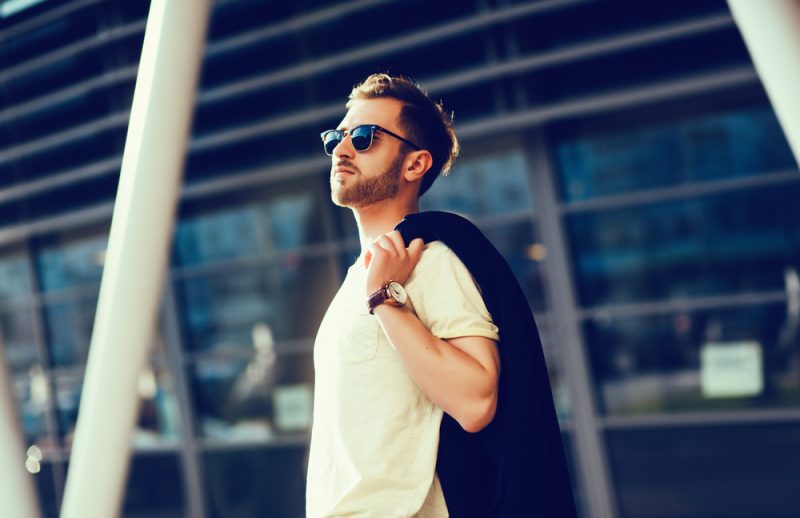 Man with Sunglasses and Watch