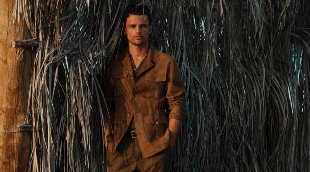 Simon Nessman Travels with Massimo Dutti for Spring '20 Campaign Simon Nessman dons a brown suede shirt jacket for Massimo Dutti's spring-summer 2020 campaign.
