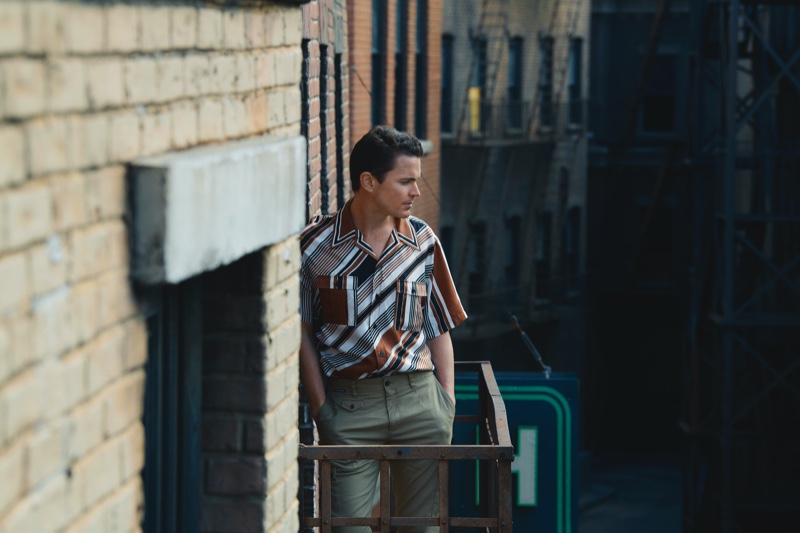 Actor Matt Bomer sports Dolce & Gabbana for Neiman Marcus' spring 2020 men's campaign.