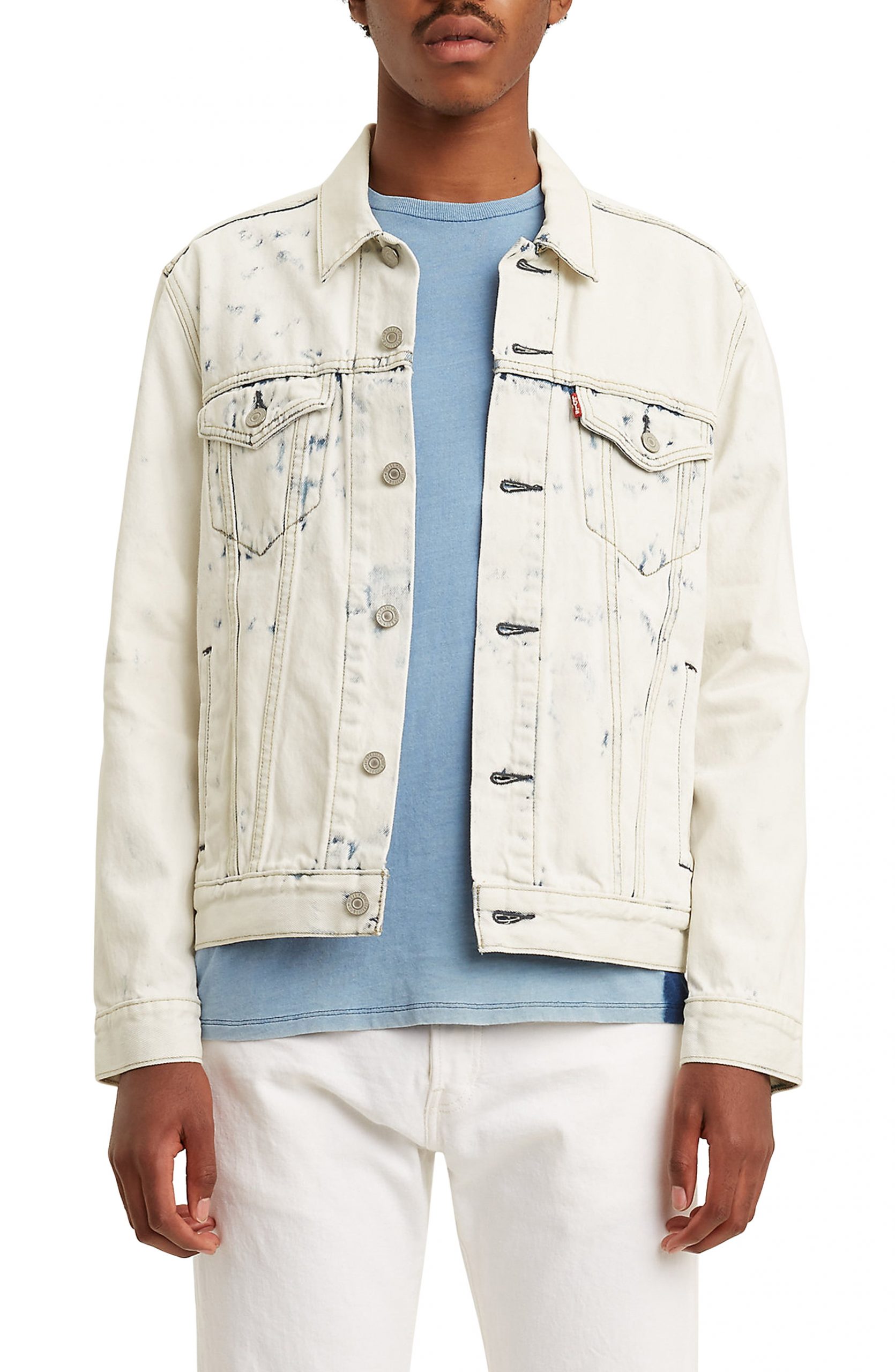 levis trucker white