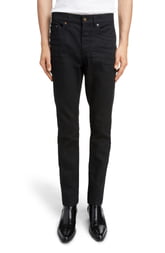 Men's Saint Laurent Skinny Fit Jeans, Size 32 - Black Men's Saint Laurent Skinny Fit Jeans, Size 32 - Black