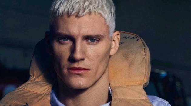 Mikkel Jensen Goes Ice Blond for Euroman Mikkel Jensen Goes Ice Blond for Euroman