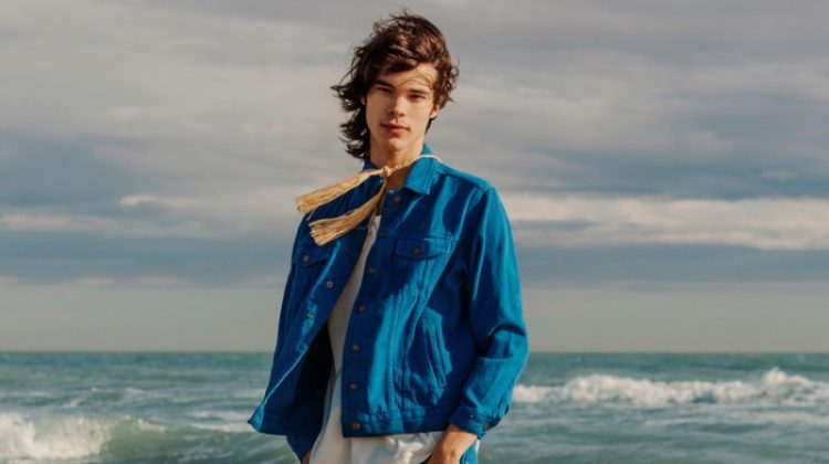 Nour Prims Hits the Beach for Metal Magazine