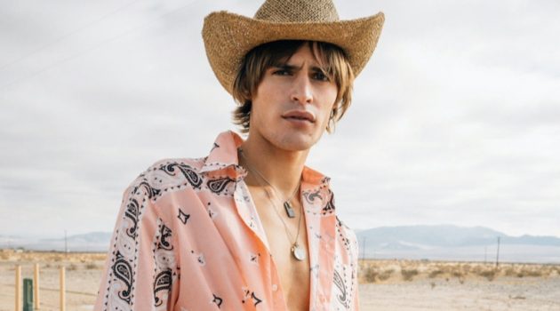 Parker is a Fashion Cowboy for Vogue Hommes Cover Story Parker is a Fashion Cowboy for Vogue Hommes Cover Story
