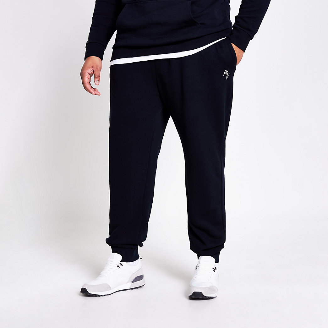 black joggers mens big and tall