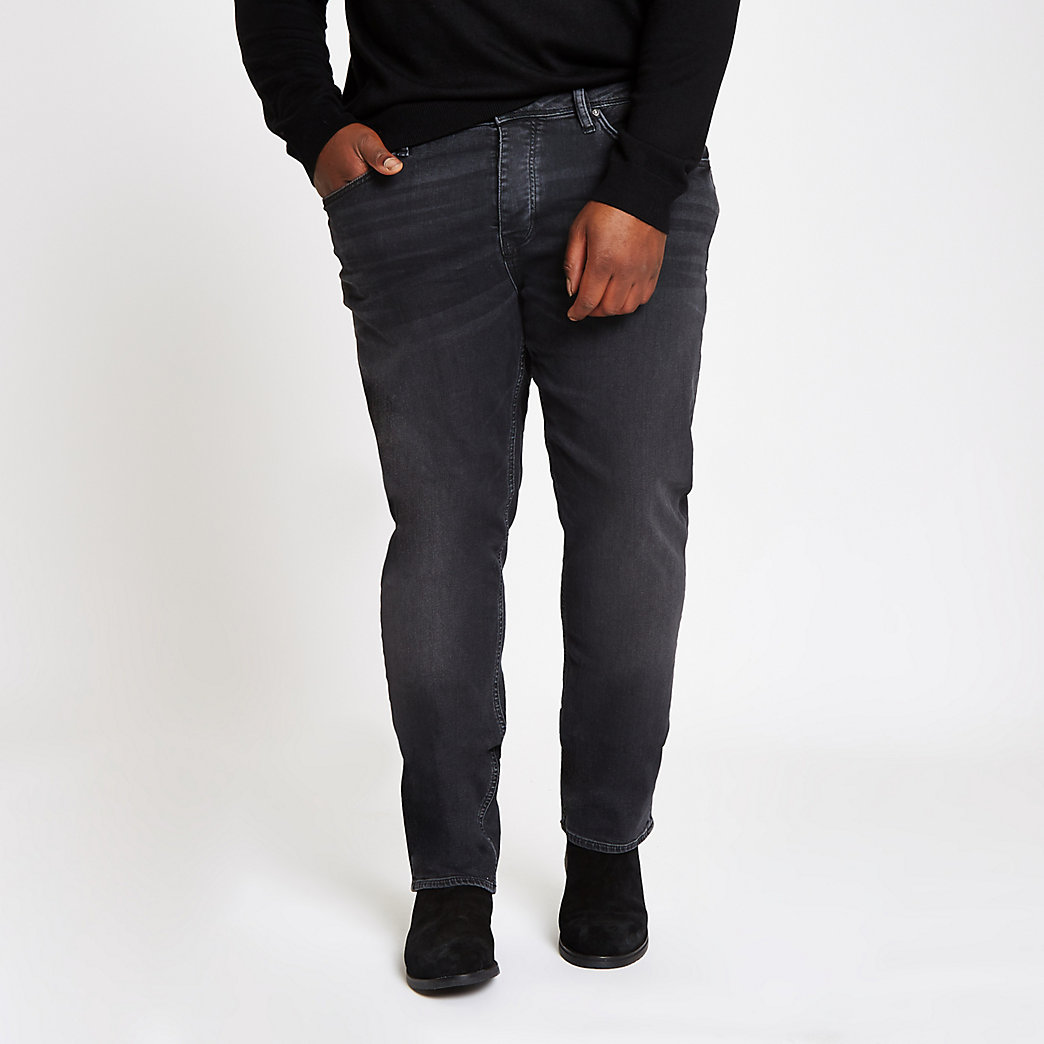 river island mens black jeans