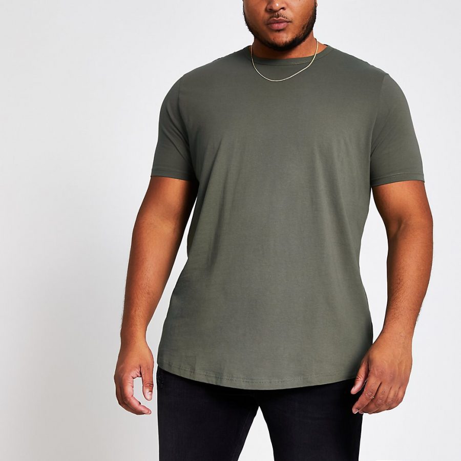 curve hem t shirt