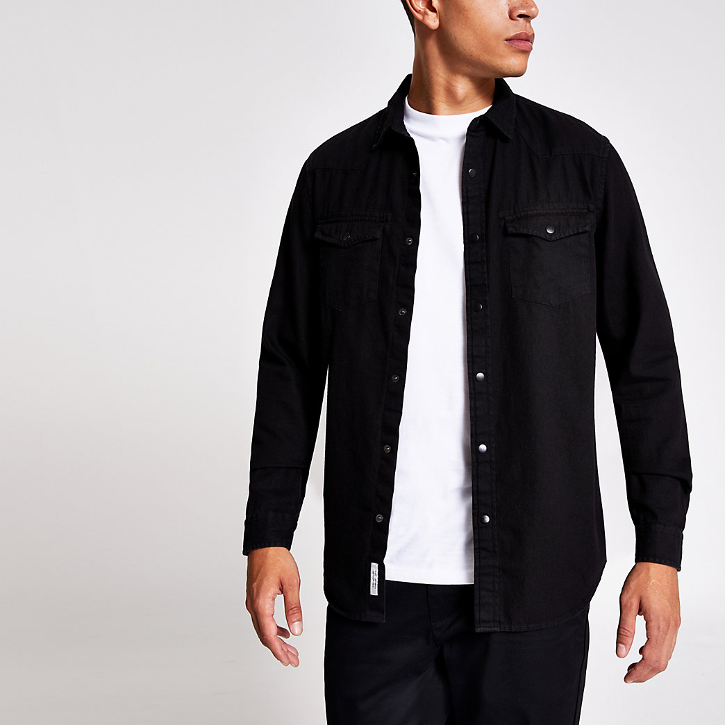 river island mens casual shirts