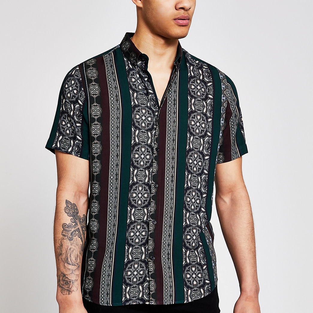 river island slim fit shirt