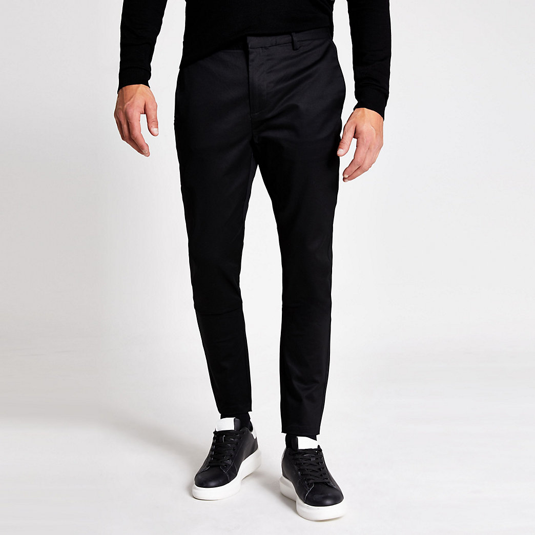 river island mens black jeans