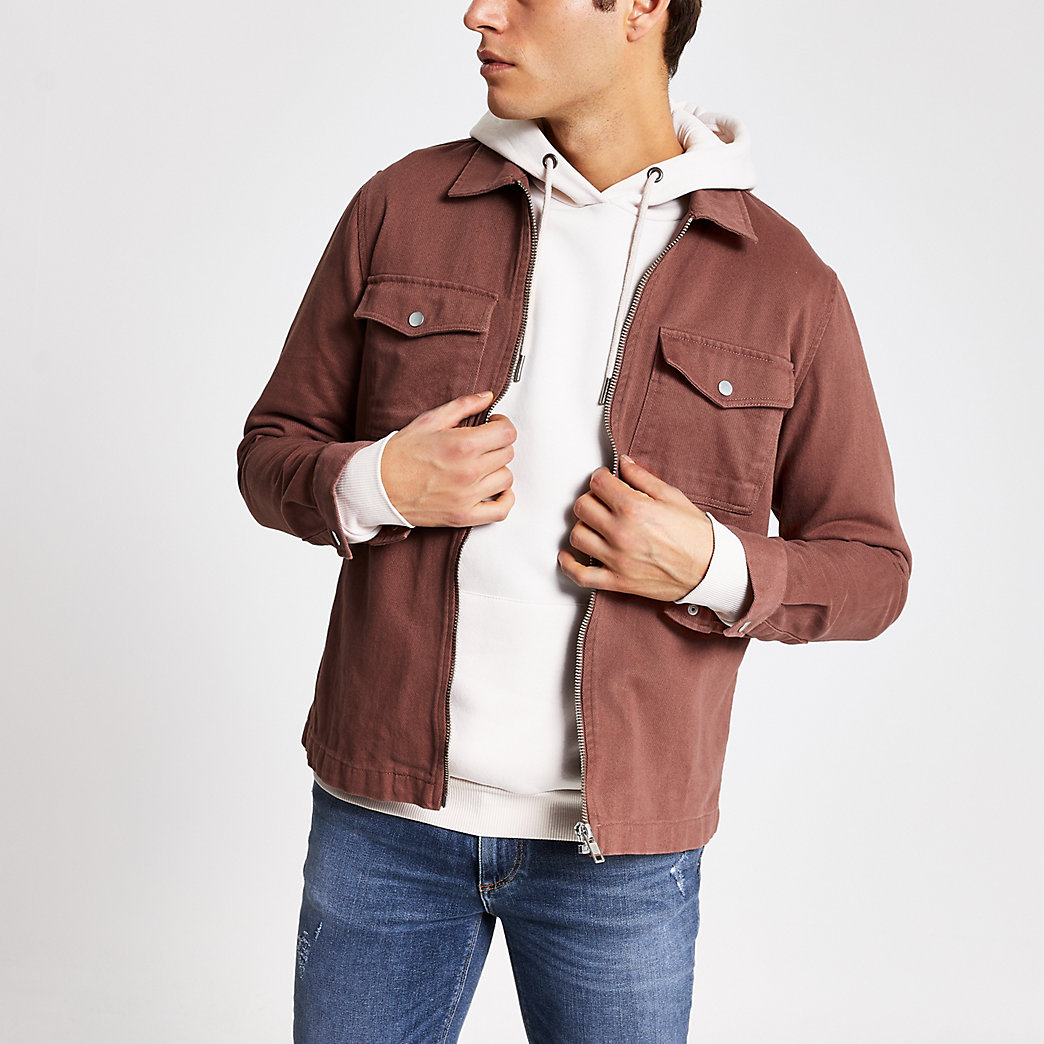 mens tweed overshirt