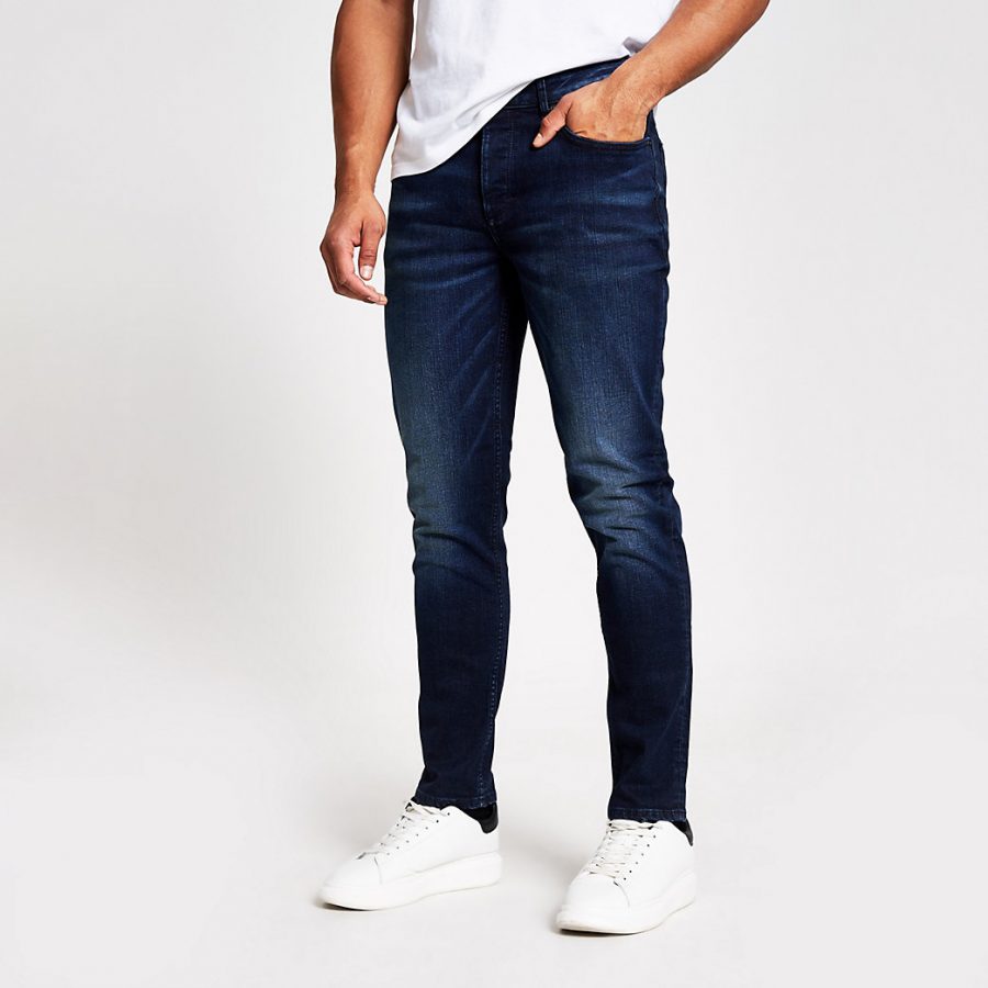 river island mens black jeans