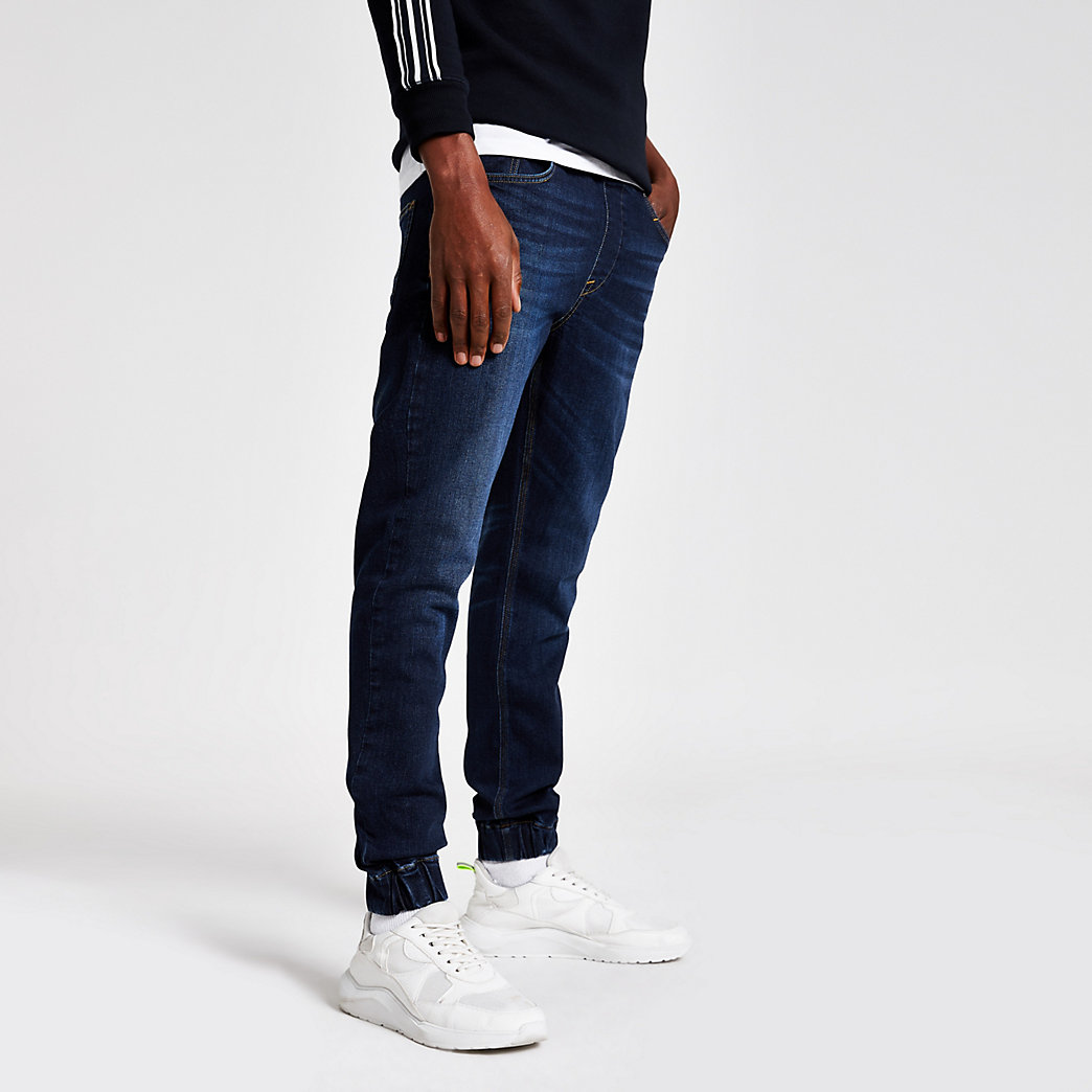 river island mens black jeans