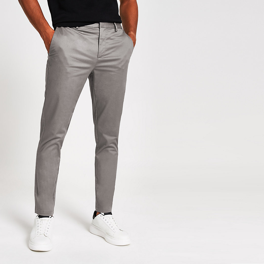 Buy > dark grey chinos > in stock