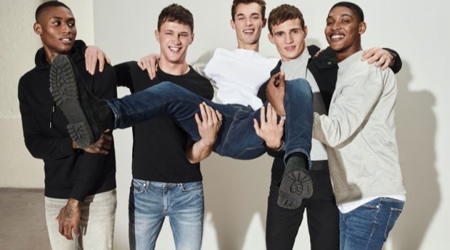 Kit, Julian, Timothy + More Front River Island Spring '20 Denim Campaign The life of the party, Karl Rawlings, Jack Buchanan, Kit Butler, Julian Schneyder, and Timothy Lewis come together for River Island's spring-summer 2020 denim campaign.