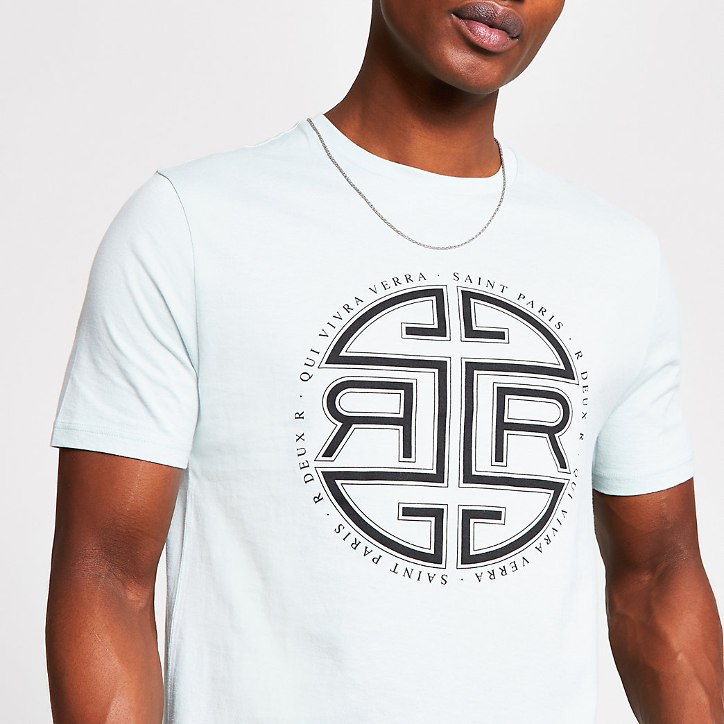 river island mens tee shirts