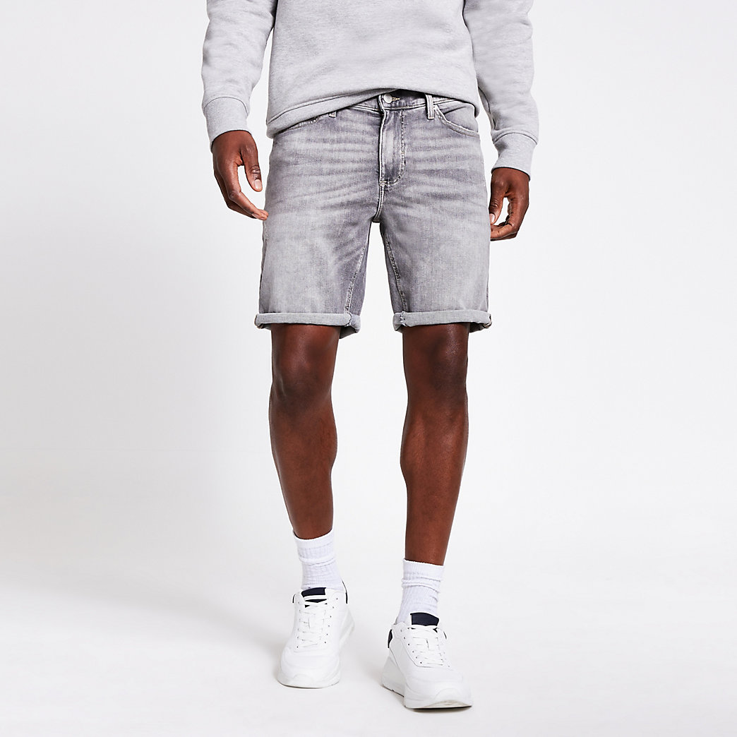 river island denim shorts