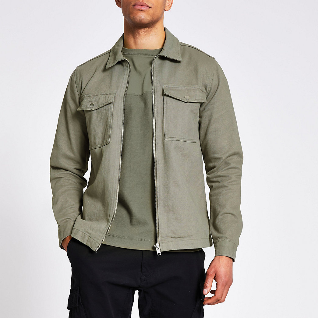 denim overshirt