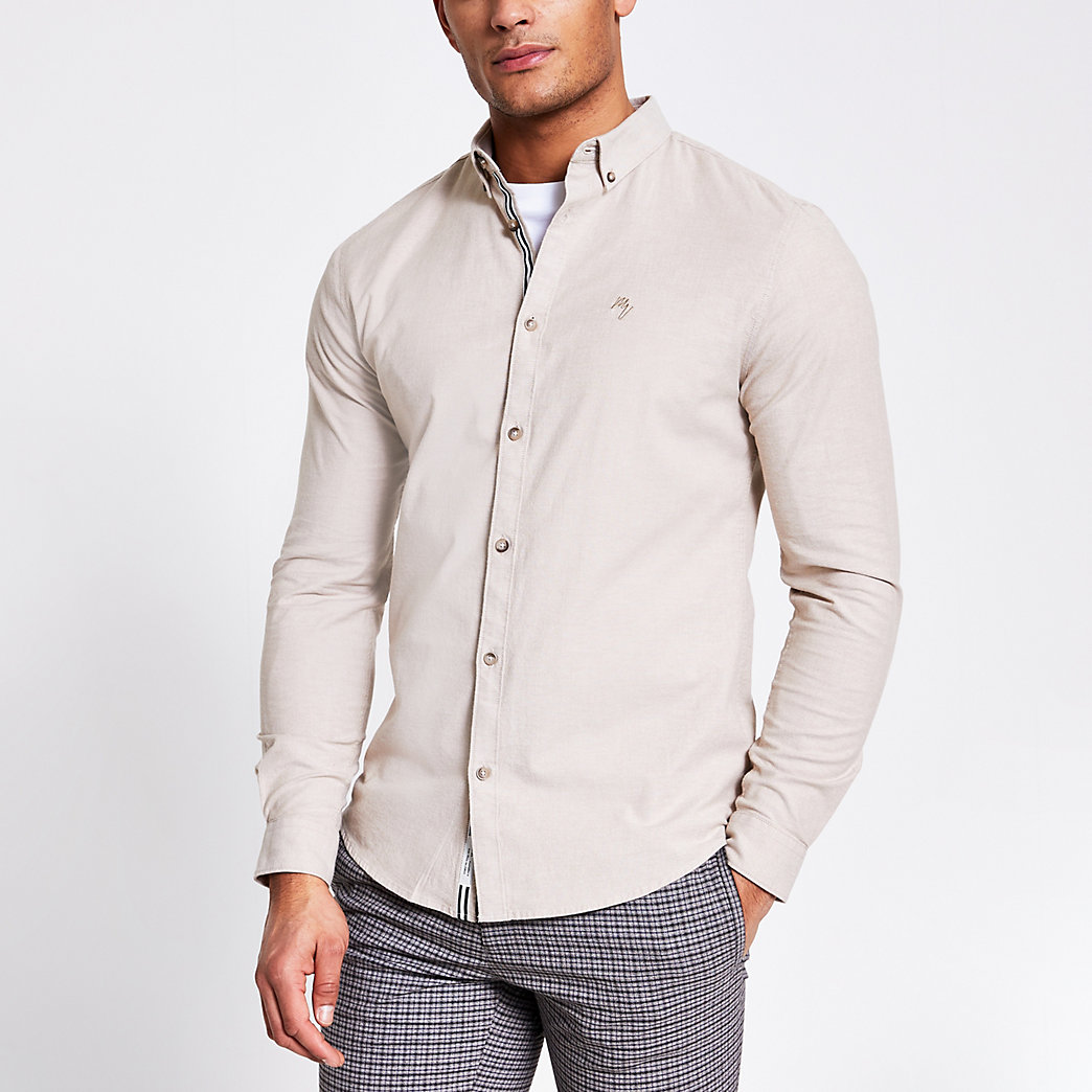mens slim fit oxford shirt