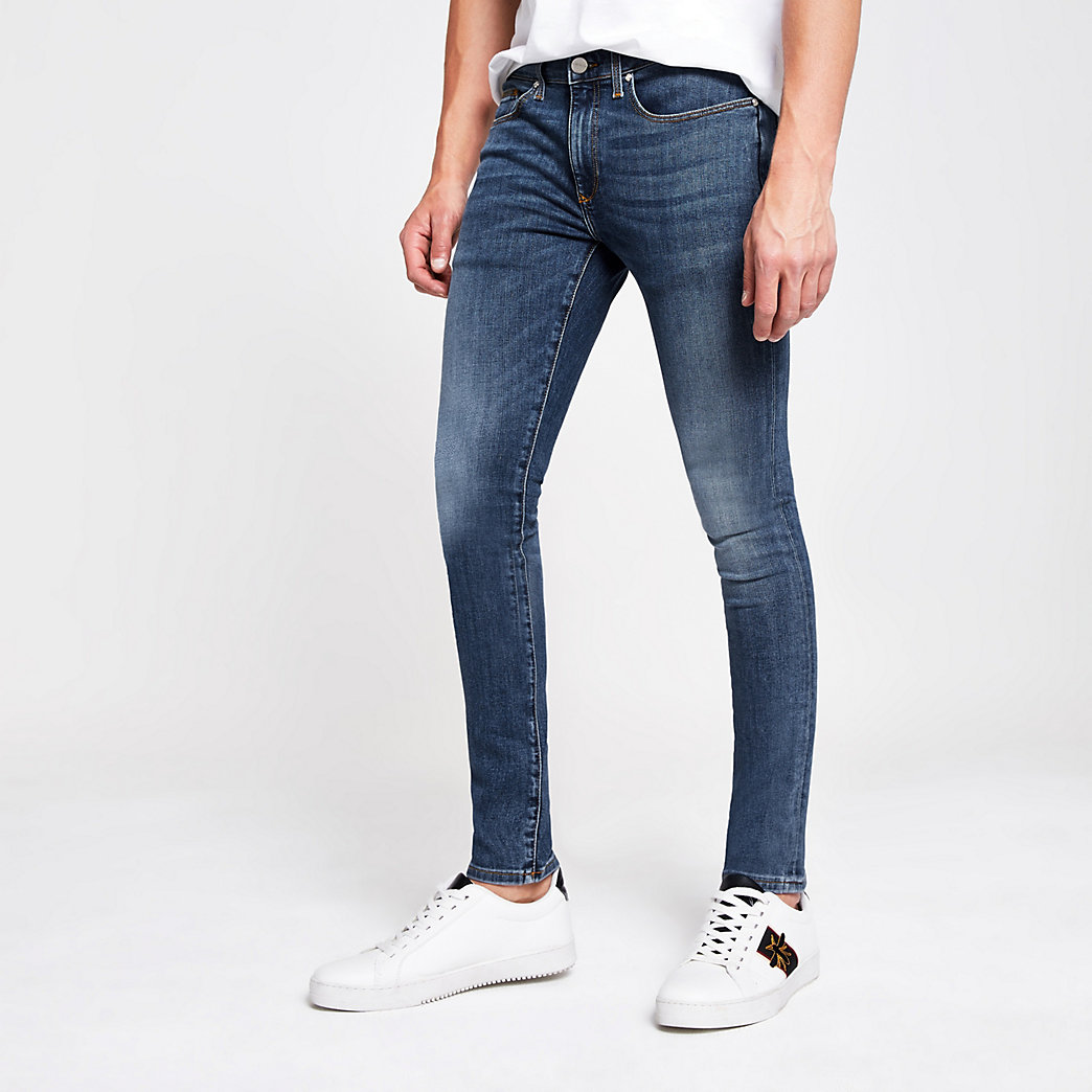 river island mens black jeans