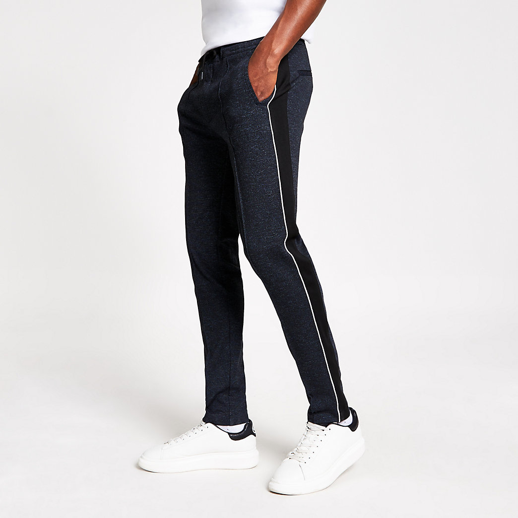 skinny navy joggers