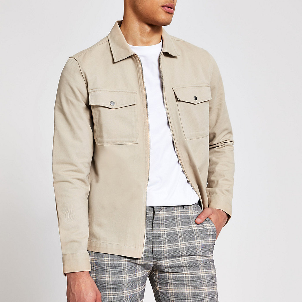 regular fit shacket