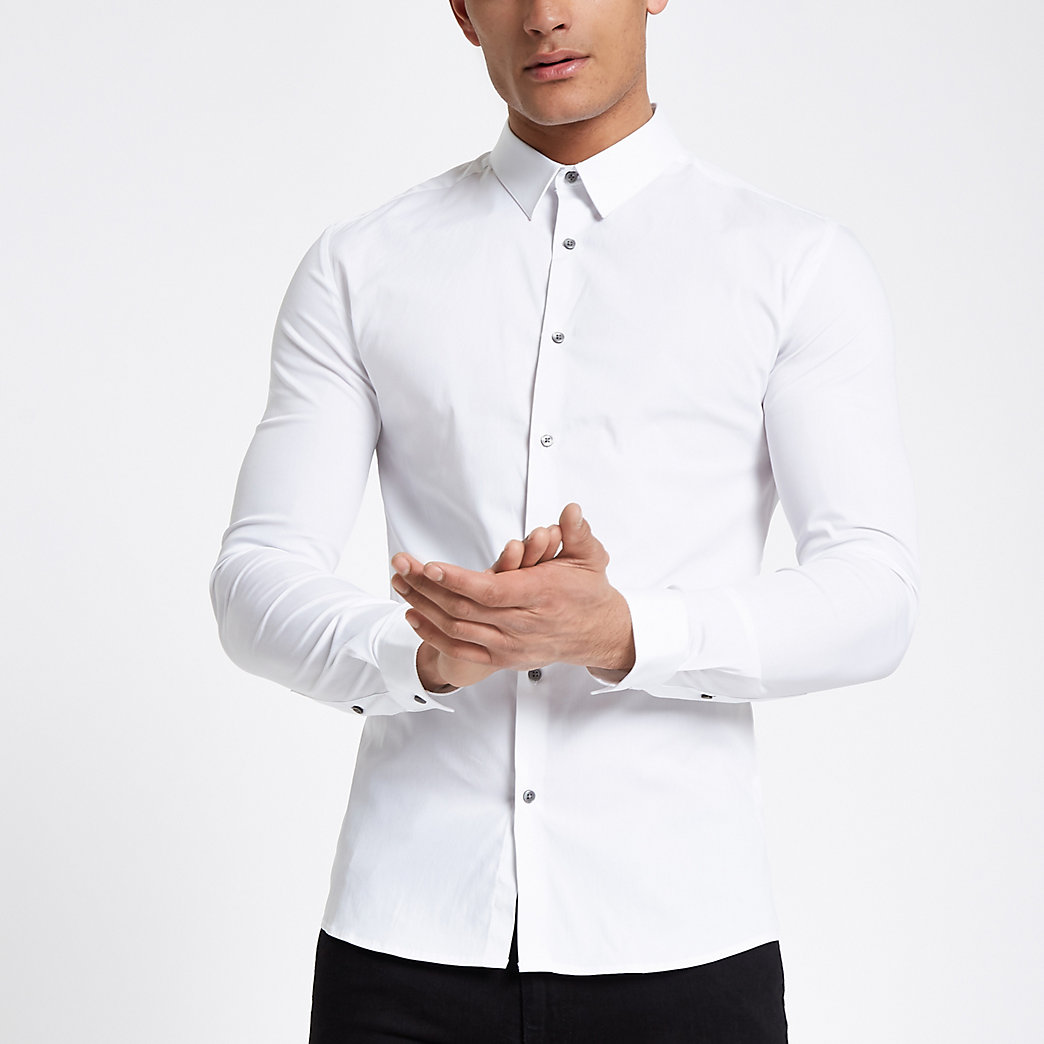 mens muscle fit shirt