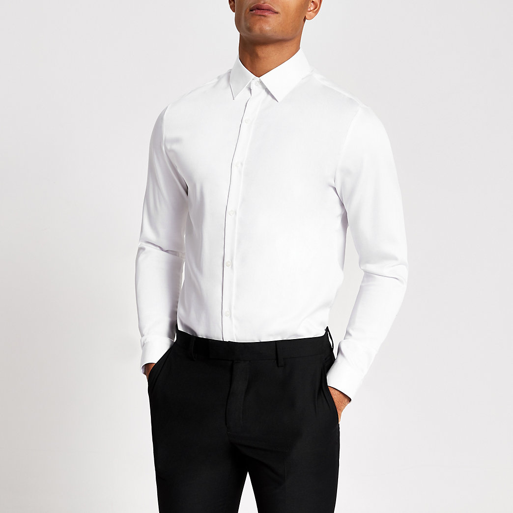 mens slim fit shirts river island
