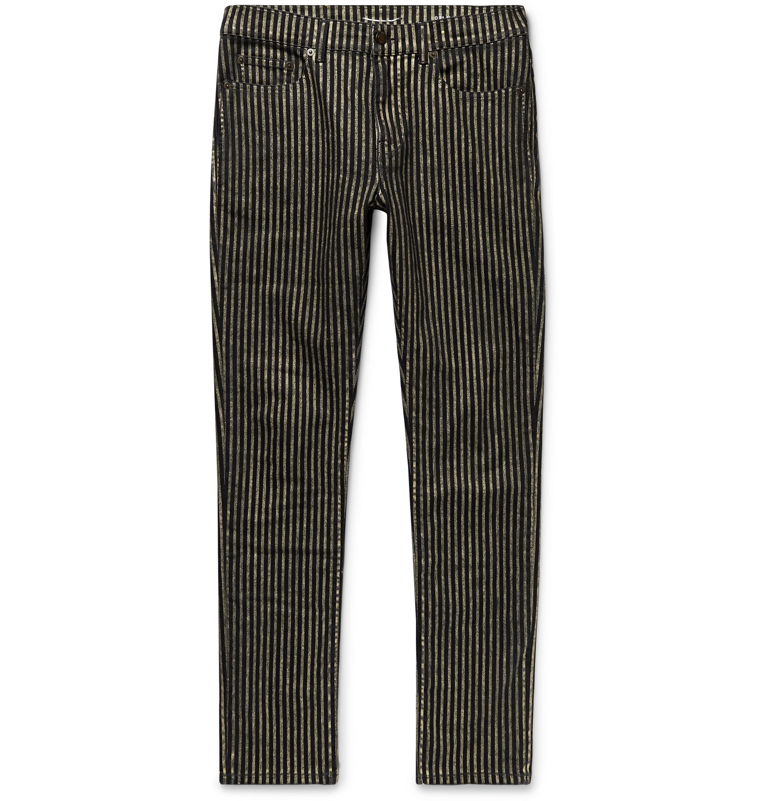 striped denim jeans mens